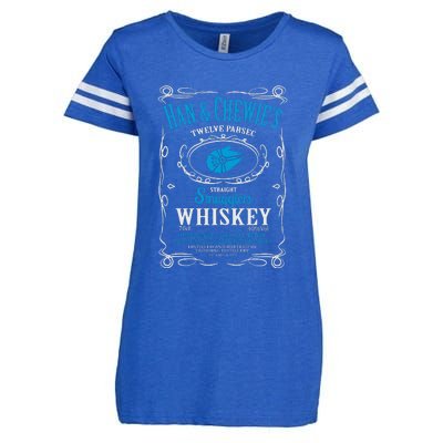 Han And Chewies Smugglers Whiskey Enza Ladies Jersey Football T-Shirt