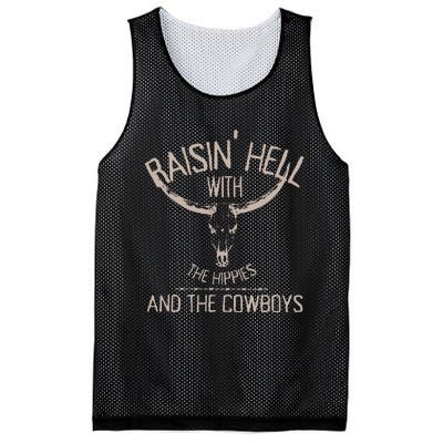 Hippies And Cowboys Western Cowhide Cowgirls Mesh Reversible Basketball Jersey Tank