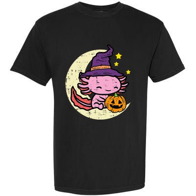 Halloween Axolotl Cute Fall Costume Garment-Dyed Heavyweight T-Shirt