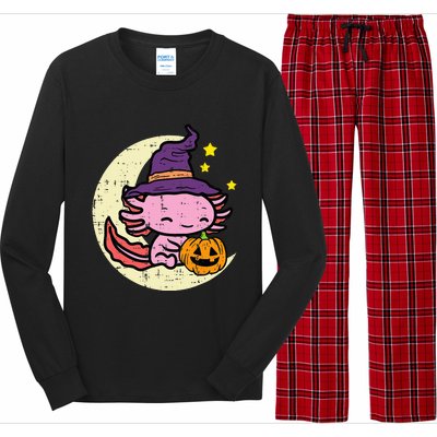 Halloween Axolotl Cute Fall Costume Long Sleeve Pajama Set