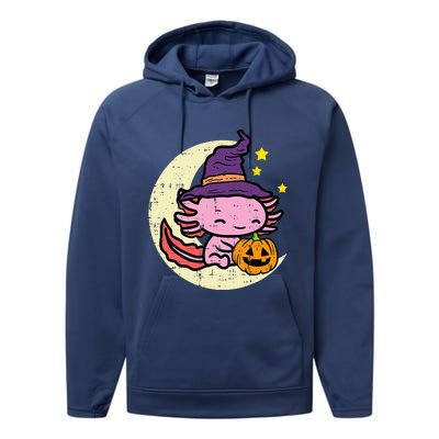 Halloween Axolotl Cute Fall Costume Performance Fleece Hoodie