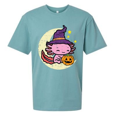 Halloween Axolotl Cute Fall Costume Sueded Cloud Jersey T-Shirt