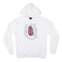 Heart Anatomy CVICU Nurse Cardiac Nurse Hoodie