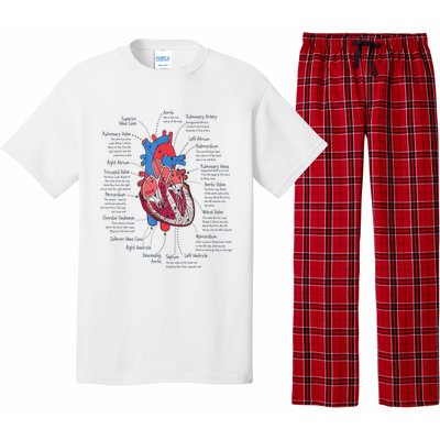 Heart Anatomy CVICU Nurse Cardiac Nurse Pajama Set