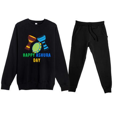 Happy Ashura Day Premium Crewneck Sweatsuit Set