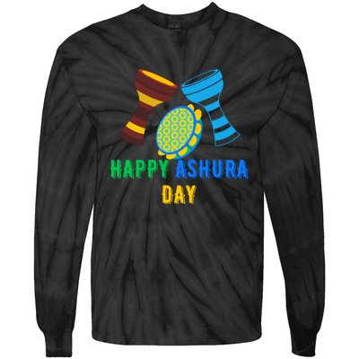 Happy Ashura Day Tie-Dye Long Sleeve Shirt