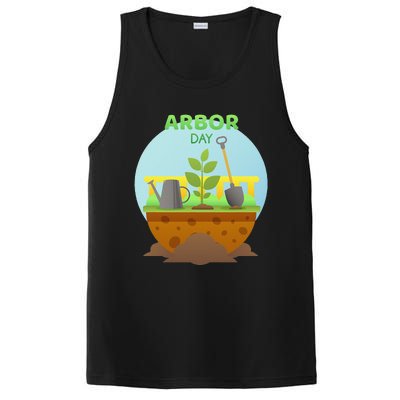 Happy Arbor Day Tree Planting Arbor Day PosiCharge Competitor Tank