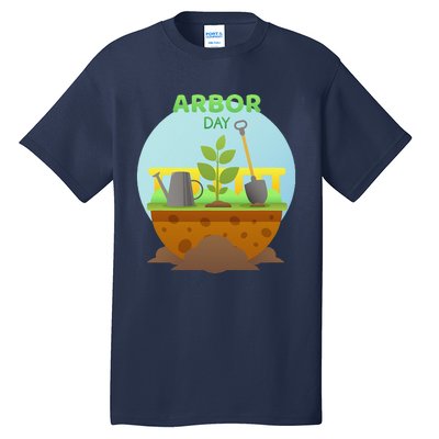 Happy Arbor Day Tree Planting Arbor Day Tall T-Shirt