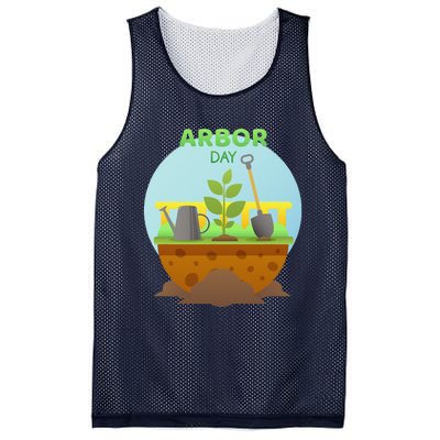 Happy Arbor Day Tree Planting Arbor Day Mesh Reversible Basketball Jersey Tank