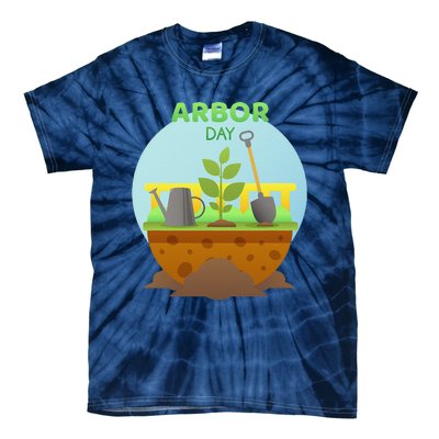 Happy Arbor Day Tree Planting Arbor Day Tie-Dye T-Shirt