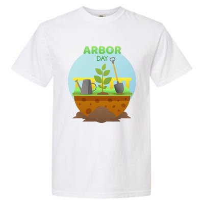 Happy Arbor Day Tree Planting Arbor Day Garment-Dyed Heavyweight T-Shirt