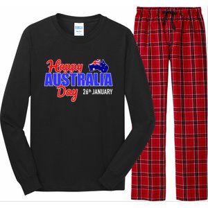 Happy Australia Day 26th Of January Great Gift Long Sleeve Pajama Set