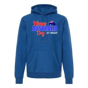 Happy Australia Day 26th Of January Great Gift Premium Hoodie