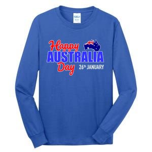 Happy Australia Day 26th Of January Great Gift Tall Long Sleeve T-Shirt