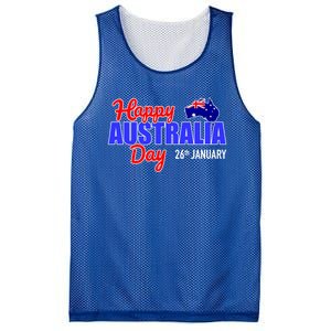 Happy Australia Day 26th Of January Great Gift Mesh Reversible Basketball Jersey Tank