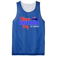 Happy Australia Day 26th Of January Great Gift Mesh Reversible Basketball Jersey Tank