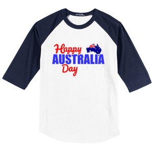 Happy Australia Day 26th Of January Great Gift Baseball Sleeve Shirt