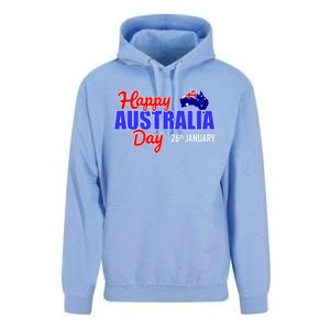 Happy Australia Day 26th Of January Great Gift Unisex Surf Hoodie