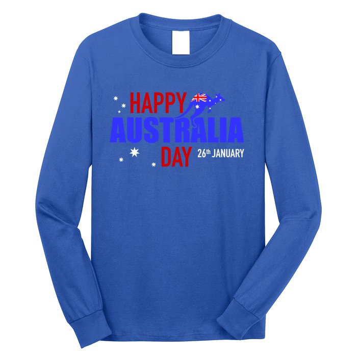 Happy Australia Day 26th Of January Funny Gift Long Sleeve Shirt