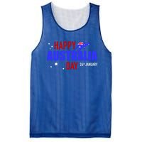 Happy Australia Day 26th Of January Funny Gift Mesh Reversible Basketball Jersey Tank