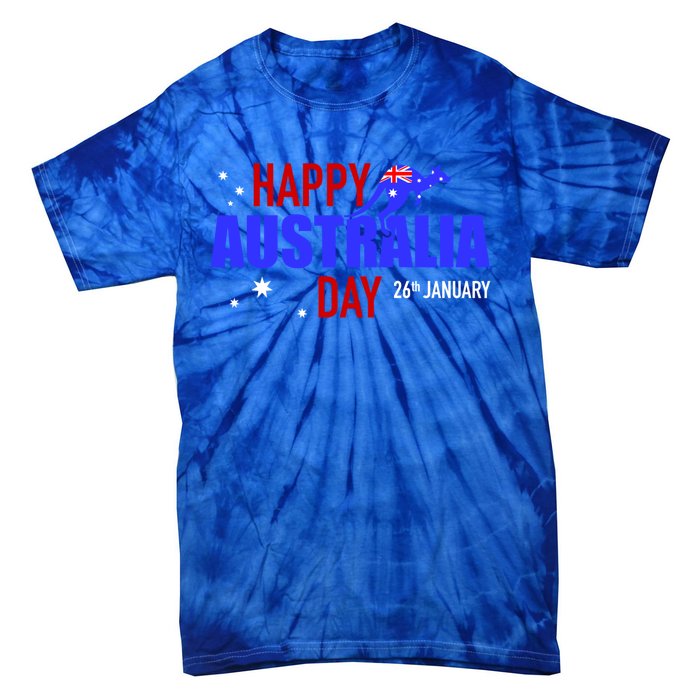 Happy Australia Day 26th Of January Funny Gift Tie-Dye T-Shirt