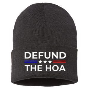 Homeowners Association Defund The Hoa Sustainable Knit Beanie