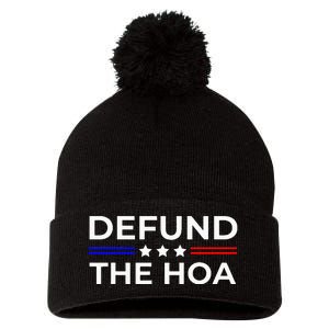 Homeowners Association Defund The Hoa Pom Pom 12in Knit Beanie