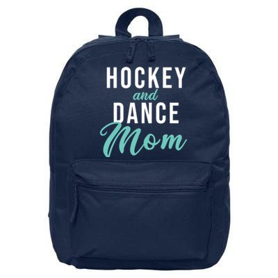 Hockey And Dance Mom 16 in Basic Backpack