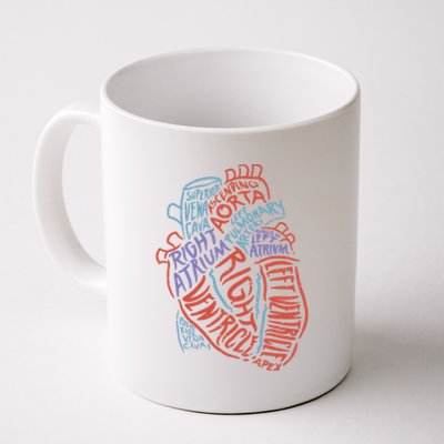 Heart Anatomy Doctor Medical Cardiovascular Biology Student Gift Coffee Mug