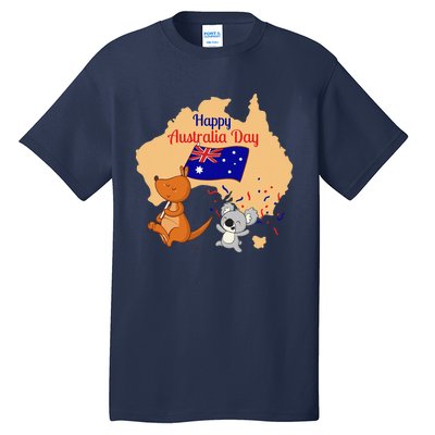 Happy Australia Day Kangaroo Animal Lover For Earth Day Tall T-Shirt