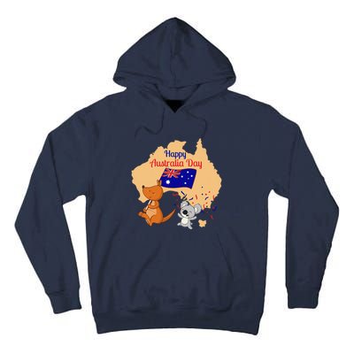 Happy Australia Day Kangaroo Animal Lover For Earth Day Tall Hoodie