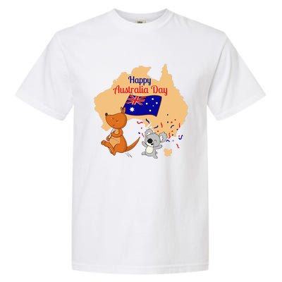 Happy Australia Day Kangaroo Animal Lover For Earth Day Garment-Dyed Heavyweight T-Shirt