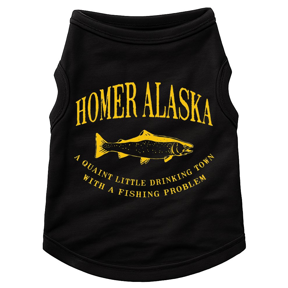 Homer Alaska Drinking Town With A Fishing Problem Doggie Tank