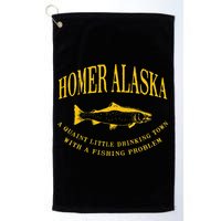 Homer Alaska Drinking Town With A Fishing Problem Golf Towel