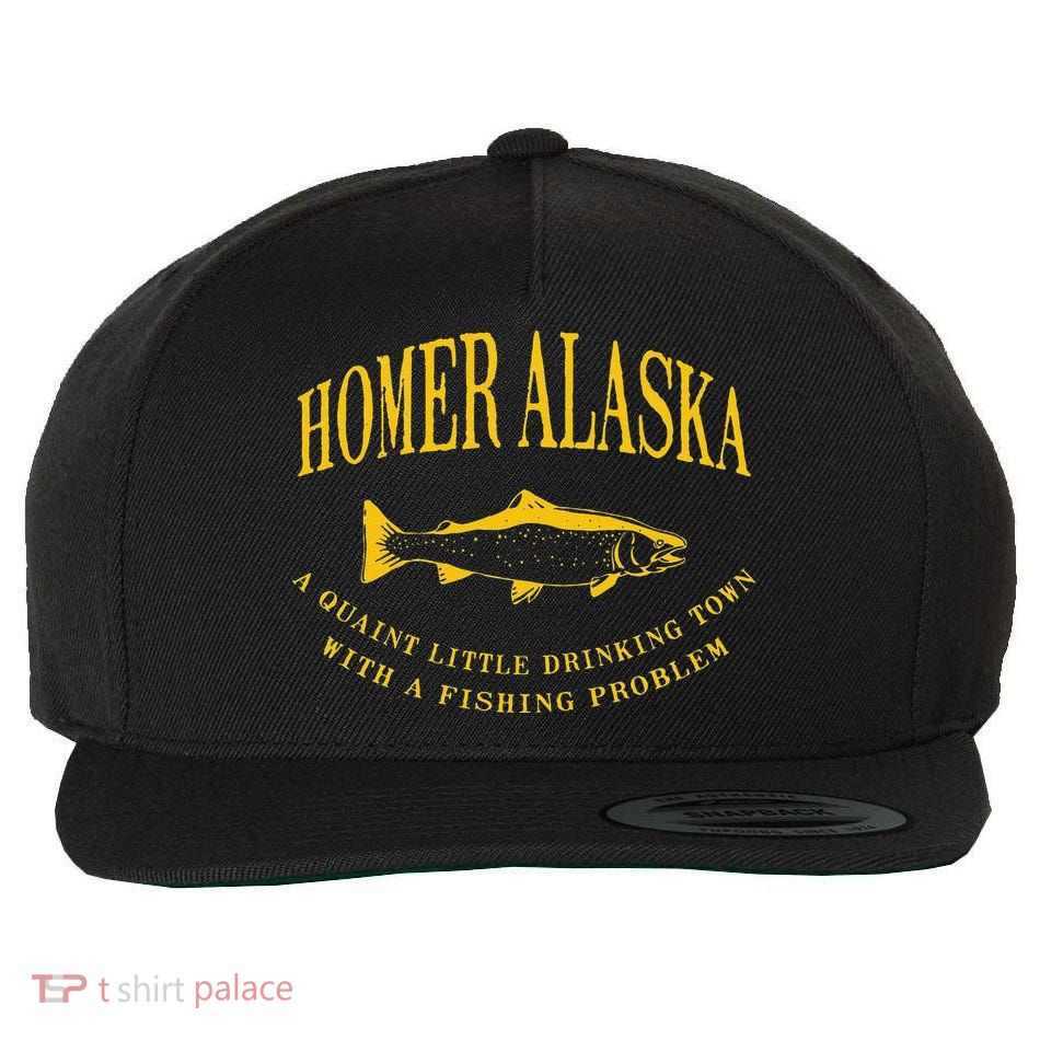 Homer Alaska Drinking Town With A Fishing Problem Wool Snapback Cap