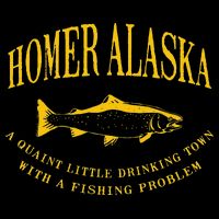Homer Alaska Drinking Town With A Fishing Problem Zip Tote Bag