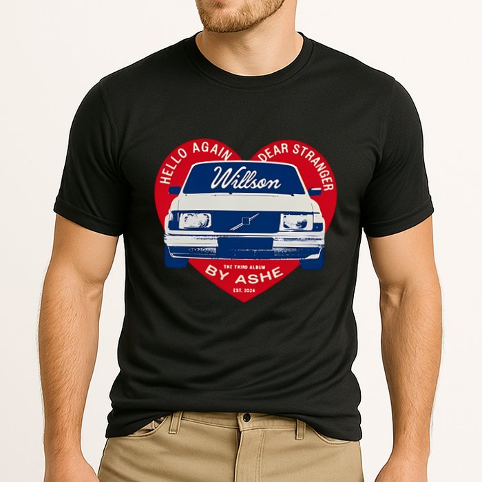 Hello Again Dear Stranger Willson Car By Ashe Cooling Performance Crew T-Shirt