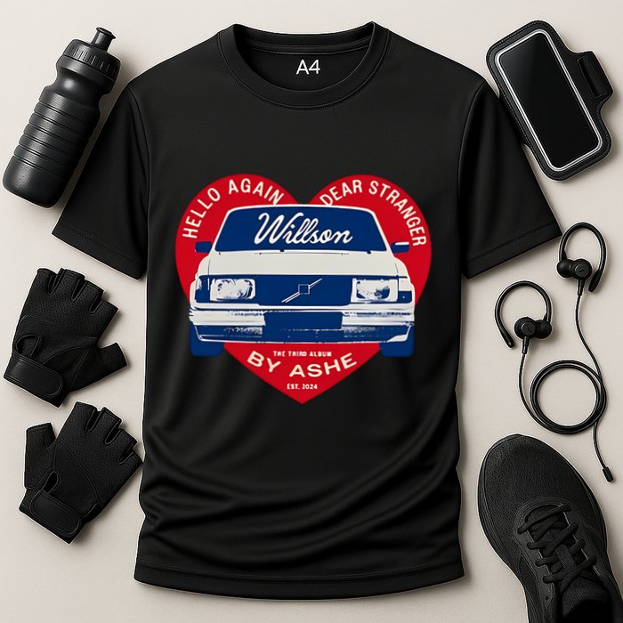 Hello Again Dear Stranger Willson Car By Ashe Cooling Performance Crew T-Shirt
