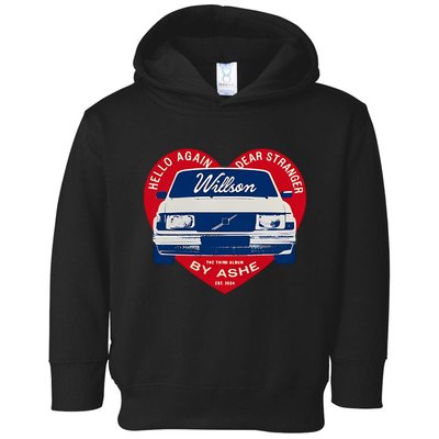 Hello Again Dear Stranger Willson Car By Ashe Toddler Hoodie