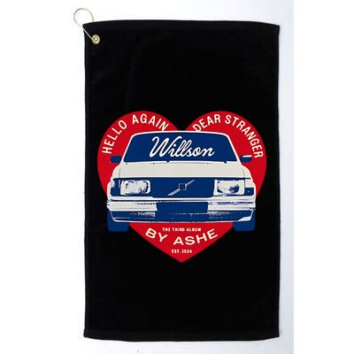 Hello Again Dear Stranger Willson Car By Ashe Golf Towel