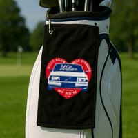 Hello Again Dear Stranger Willson Car By Ashe Golf Towel