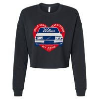 Hello Again Dear Stranger Willson Car By Ashe Cropped Pullover Crew