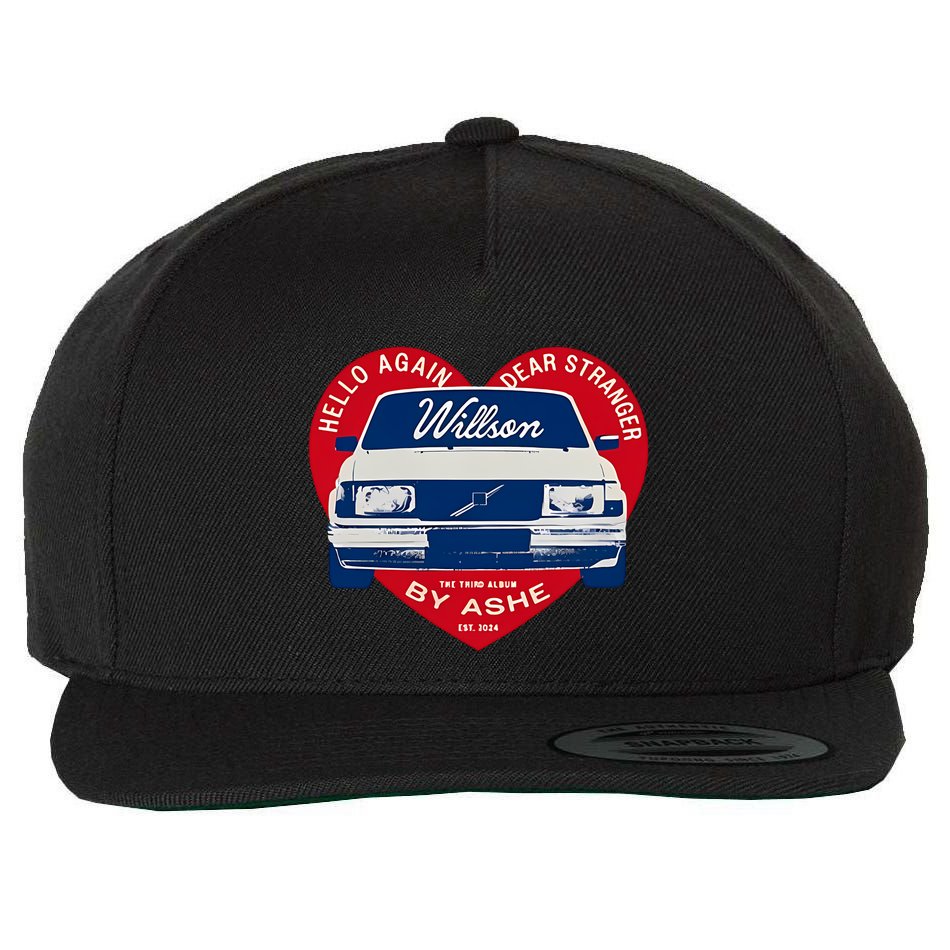 Hello Again Dear Stranger Willson Car By Ashe Wool Snapback Cap