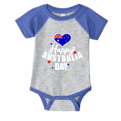 Happy Australia Day Funny Gift Infant Baby Jersey Bodysuit