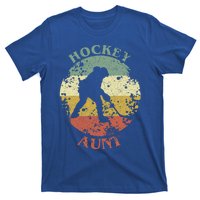 Hockey Aunt Distressed Vintage Ice Hockey Gift T-Shirt