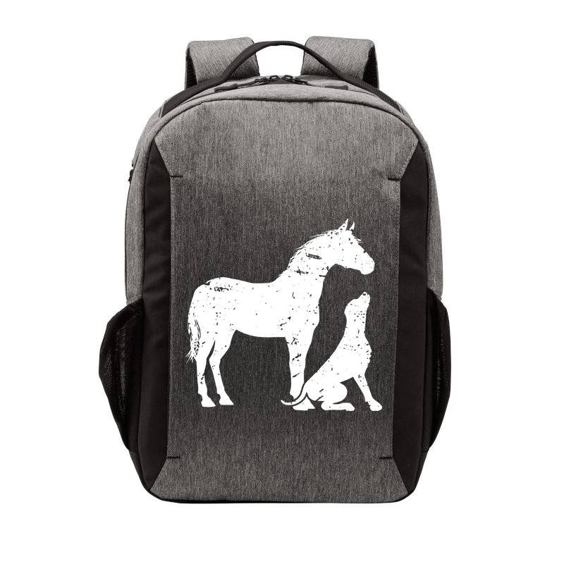 HORSE And DOG Motif For Women And Men Horse Dog Lover Vector Backpack