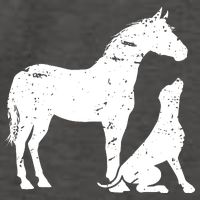 HORSE And DOG Motif For Women And Men Horse Dog Lover Vector Backpack