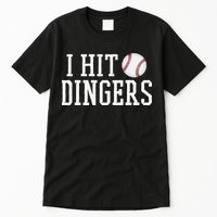 Hit a Dinger Funny Baseball Player Home Run Fun Tall T-Shirt