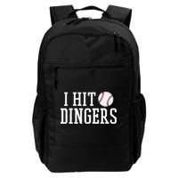 Hit a Dinger Funny Baseball Player Home Run Fun Backpack
