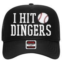 Hit a Dinger Funny Baseball Player Home Run Fun Hat